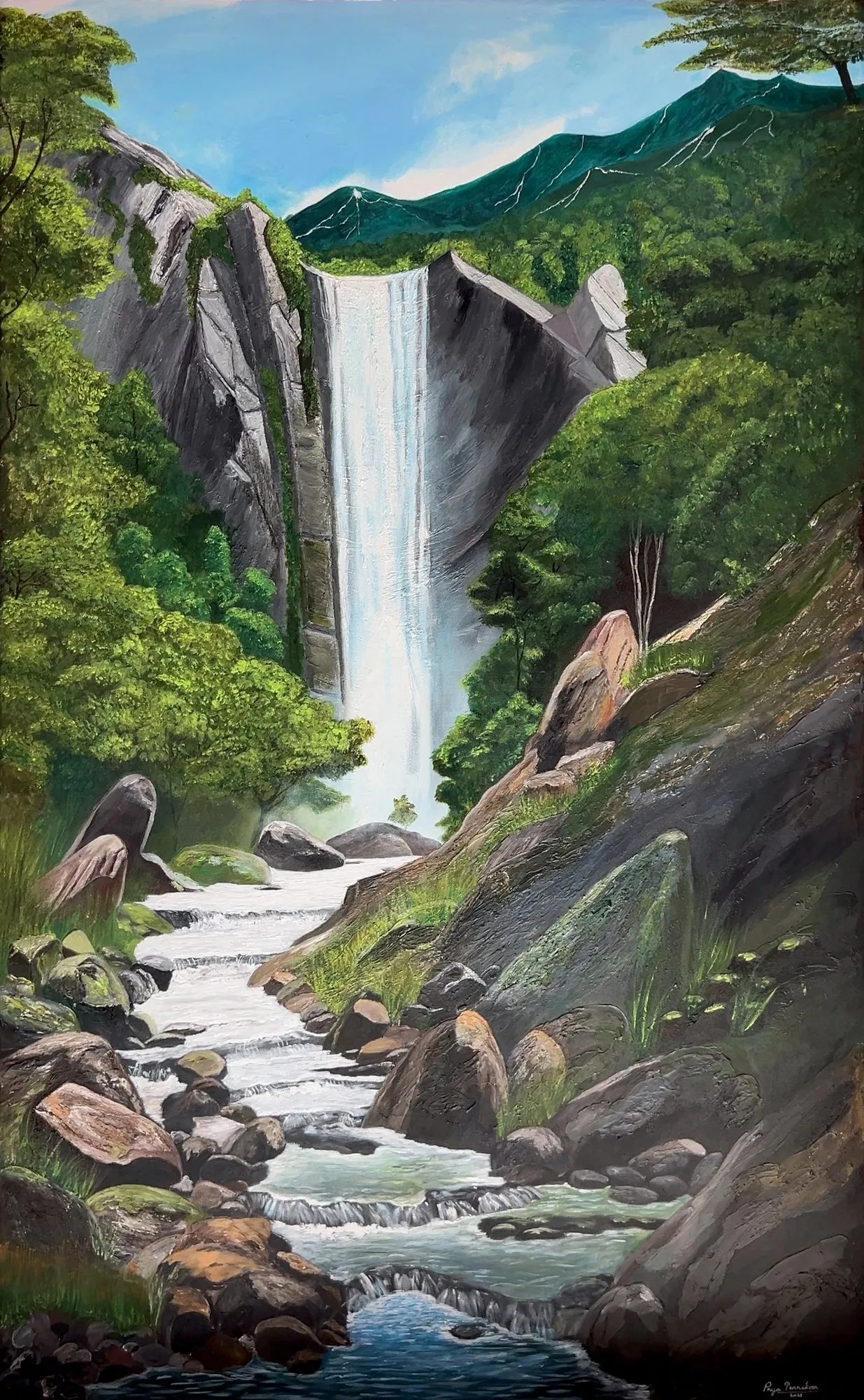 Falls in the Green Mountains