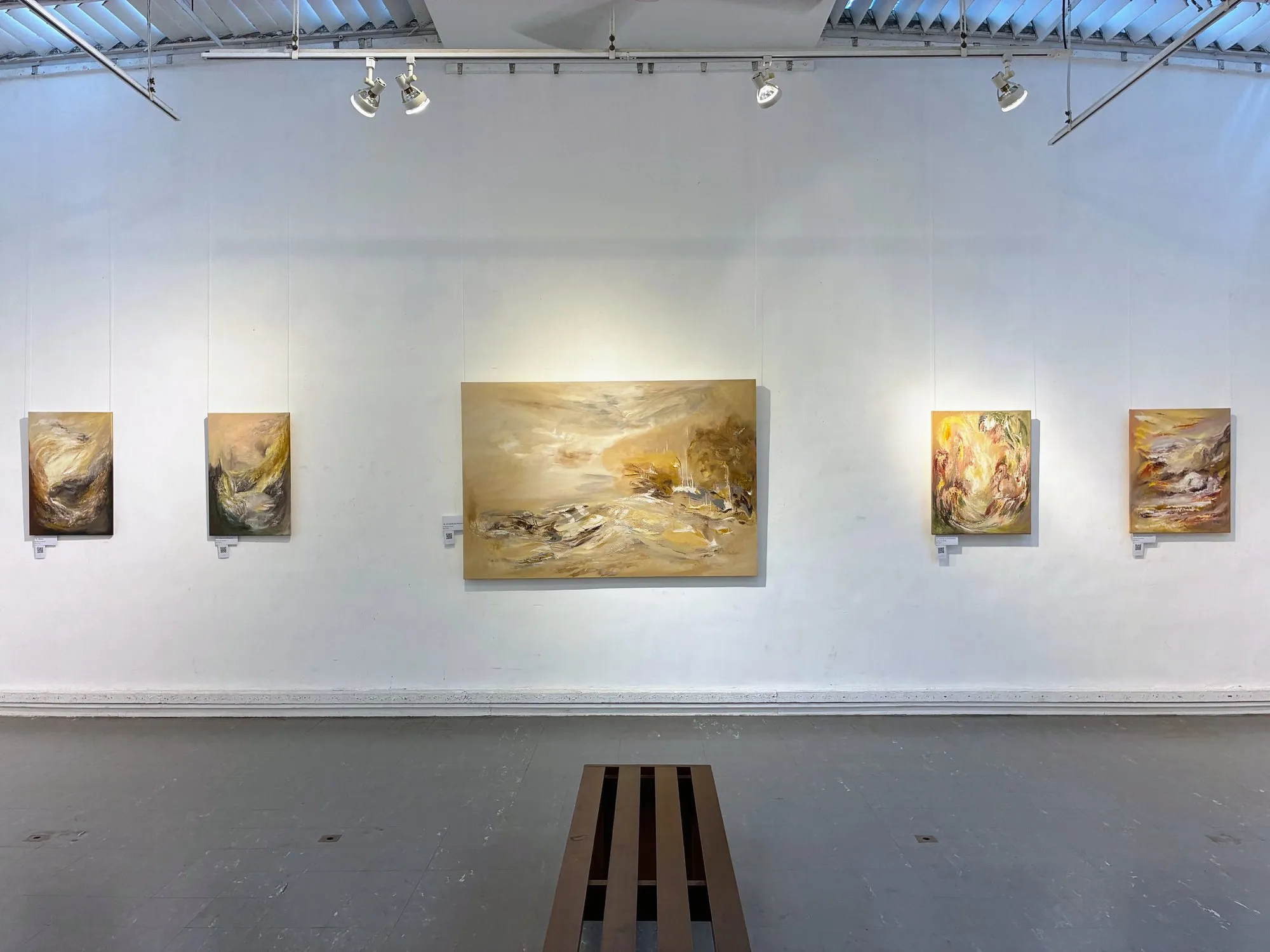 Installation view, To Wait for What Appears, Lionel Wendt Gallery, Colombo, 2026