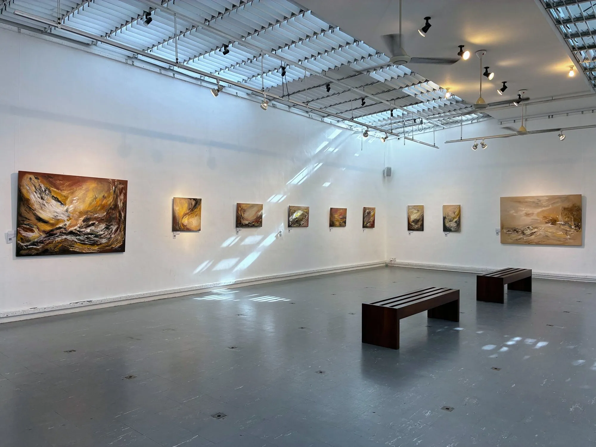 Installation view, To Wait for What Appears, Lionel Wendt Gallery, Colombo, 2026